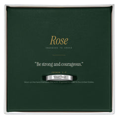 The Fine Verse Ring — engraved with your words