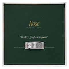 The Verse Ring — engraved with your words