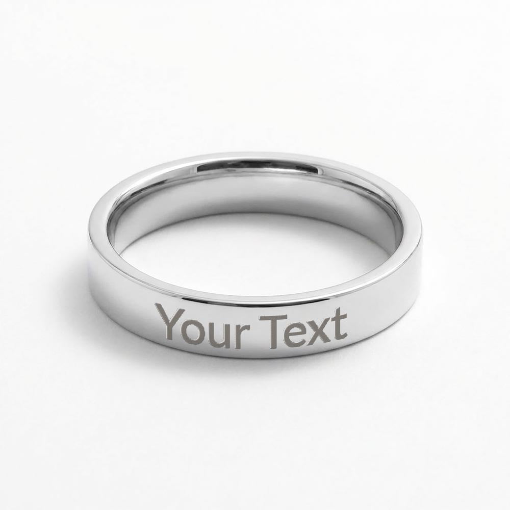 The Fine Verse Ring — engraved with your words