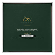 The Fine Verse Ring — engraved with your words