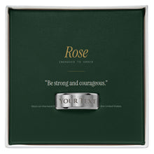 The Verse Ring — engraved with your words