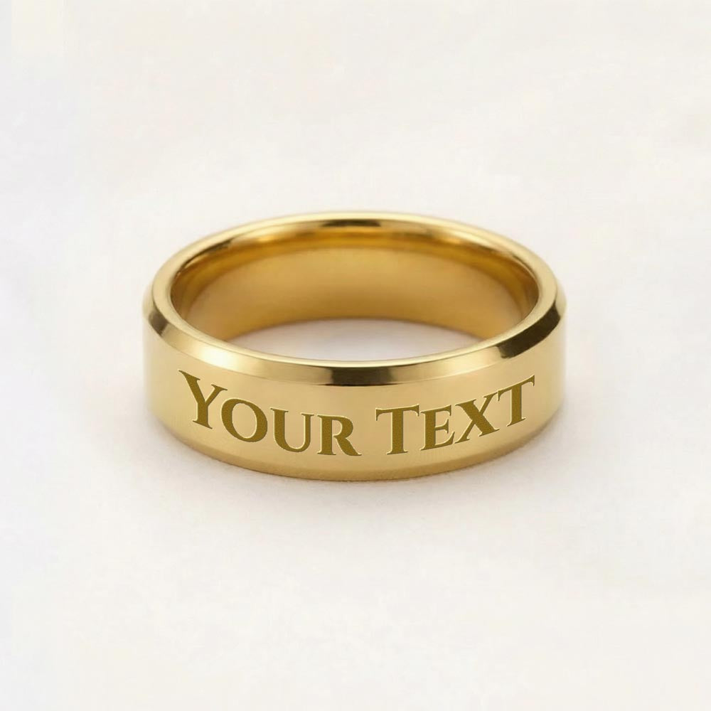 The Verse Ring — engraved with your words