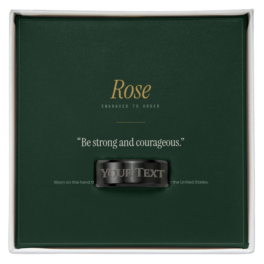 The Verse Ring — engraved with your words