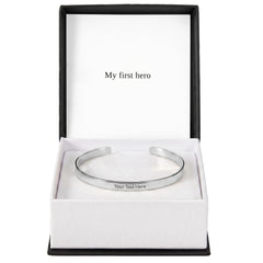 The Cuff Bracelet — engraved with your words