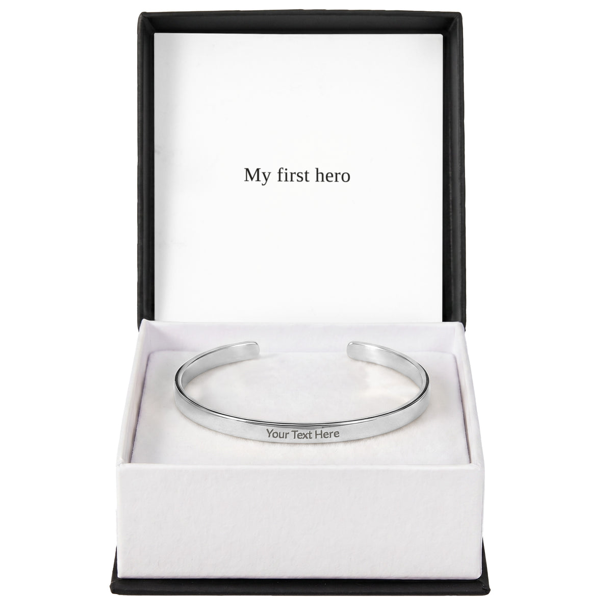 The Cuff Bracelet — engraved with your words