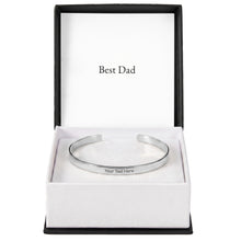 The Best Dad Cuff — engraved