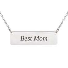 The Best Mom Necklace — engraved