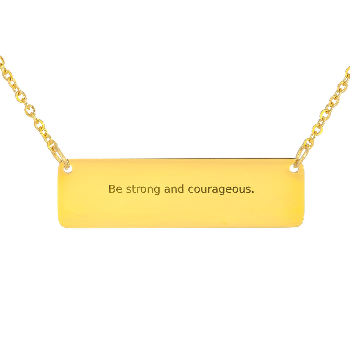 The Verse Necklace — engraved with your words
