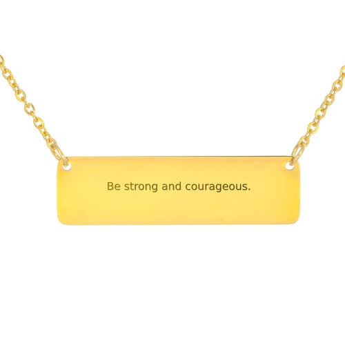 The Verse Necklace — engraved with your words