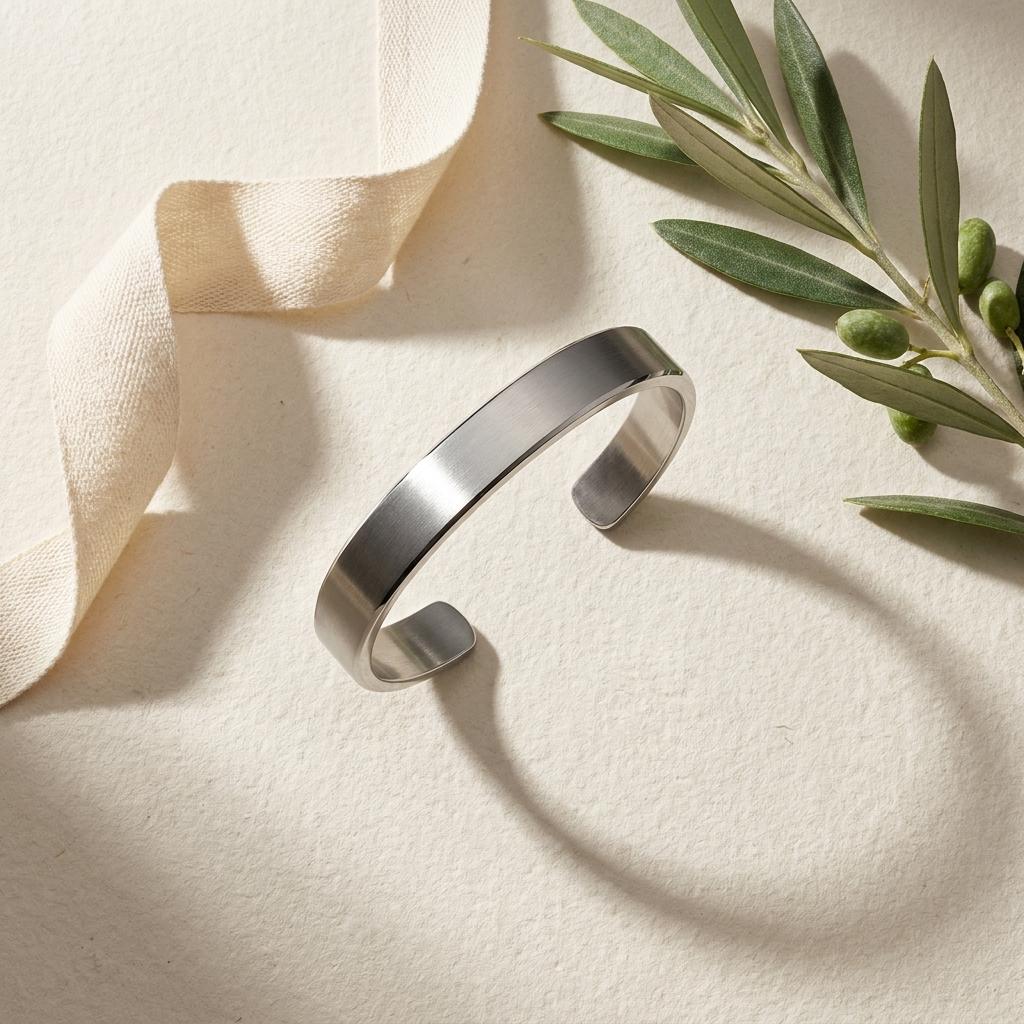 The Cuff Bracelet — engraved with your words