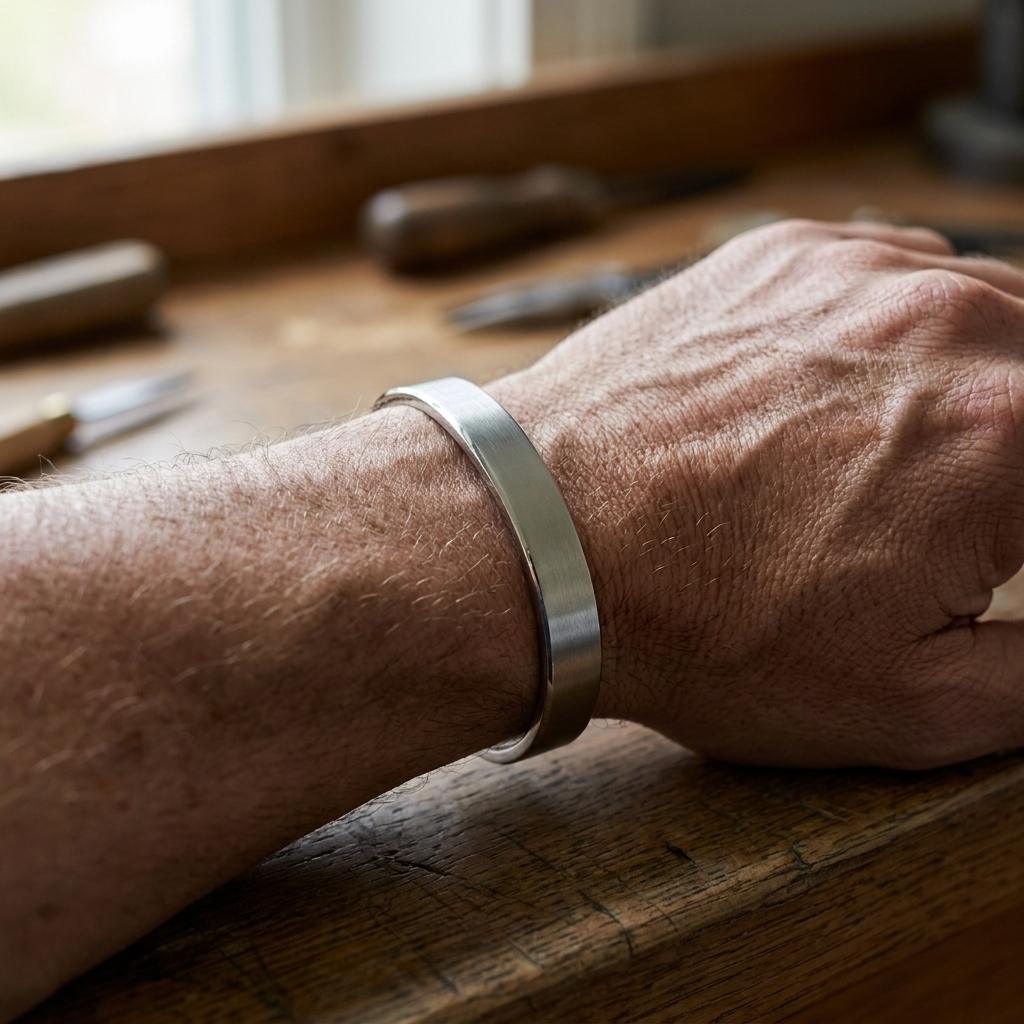 The Cuff Bracelet — engraved with your words